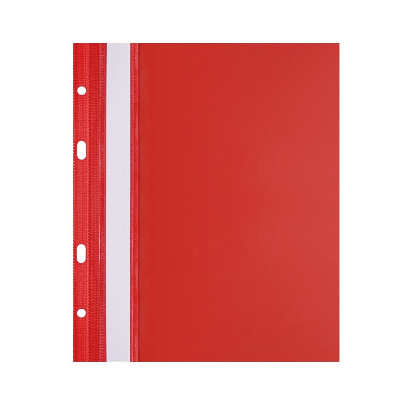 Skoroszyt na dokumenty twardy A5 wpinany do segregatora 10 sztuk czerwony SH-11-01 BIURFOL