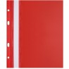 Skoroszyt na dokumenty twardy A5 wpinany do segregatora 10 sztuk czerwony SH-11-01 BIURFOL