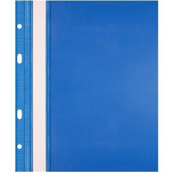 Skoroszyt na dokumenty twardy A5 wpinany do segregatora 10 sztuk niebieski SH-11 BIURFOL