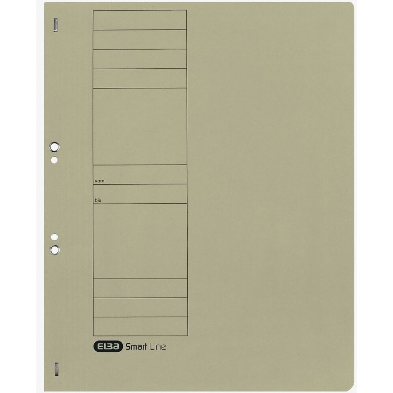 Skoroszyt wpinany do segregatora A4 szary 100551873 ELBA