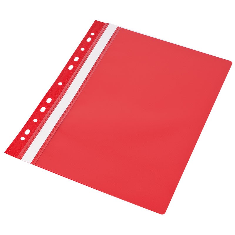 Skoroszyt A4 twardy wpinany typu PVC (10) czerwony 0413-0019-05 Panta Plast