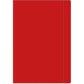 Teczka z gumką ekonomiczna NATUNA A4 (10szt) czerwona 320g