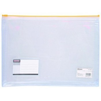 Teczka kopertowa A4 z grzbietem, zamek strunowy żółty PP-56H TT6689 PENMATE