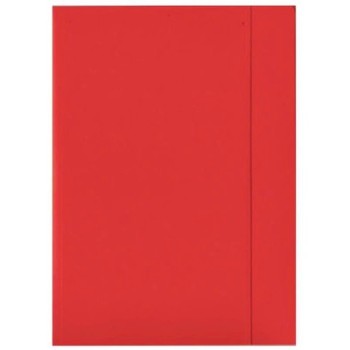 Teczka na dokumenty z gumką A4 kartonowa czerwona 100553871 BANTEX