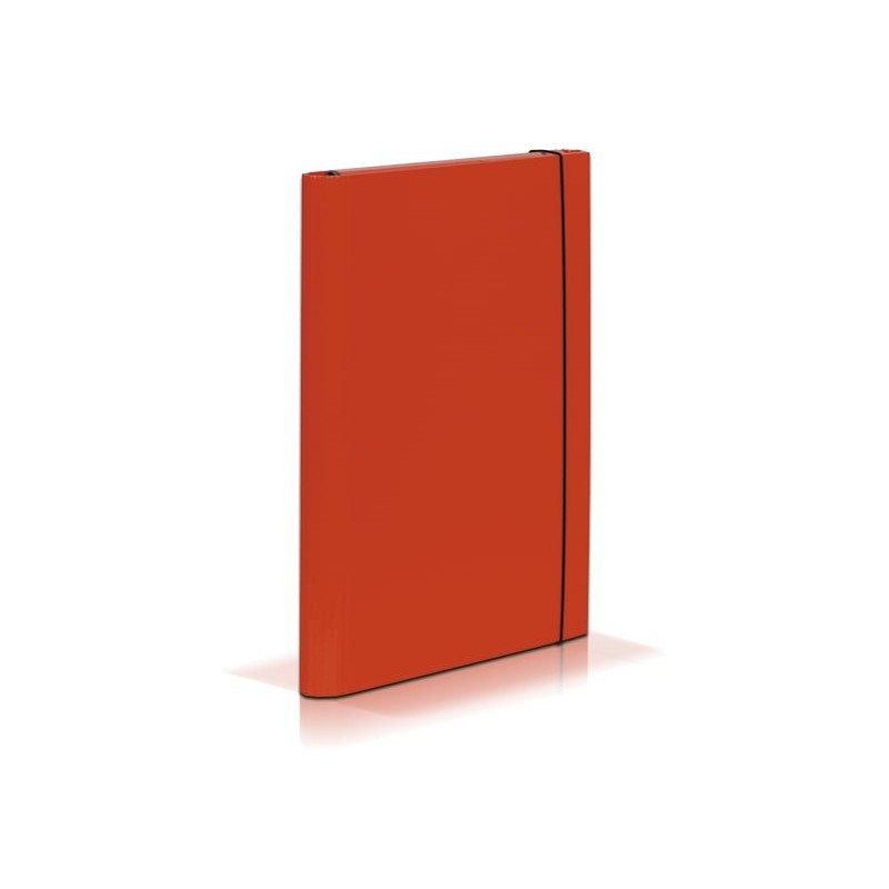 Teczka skrzydłowa z gumką CARIBIC j.czerwona 4cm 339/21 VAUPE