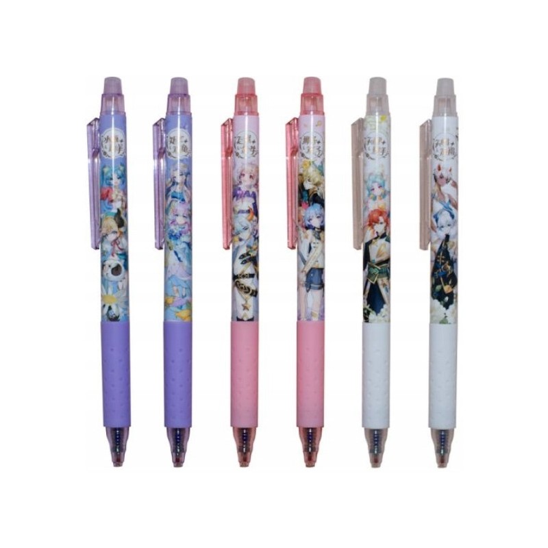 Długopis usuwalny automatyczny 0,5mm niebieski Korean Flower Manga MG AKPJ23006