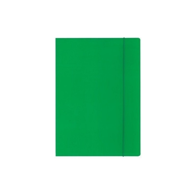 Teczka z gumką ekonomiczna NATUNA A4 (10szt) zielona 320g