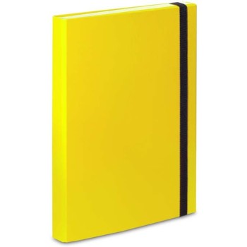 Teczka BOX z mechanizmem ringowym 325/08 żółta VAUPE