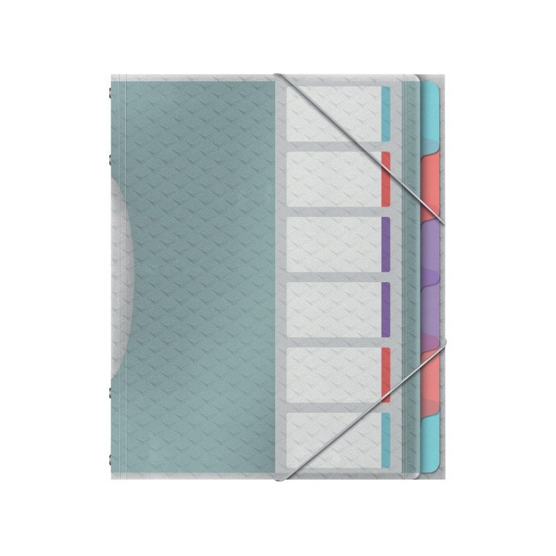 Teczka segregująca z 6 przekładkami ESSELTE COLOUR"ICE z 626255