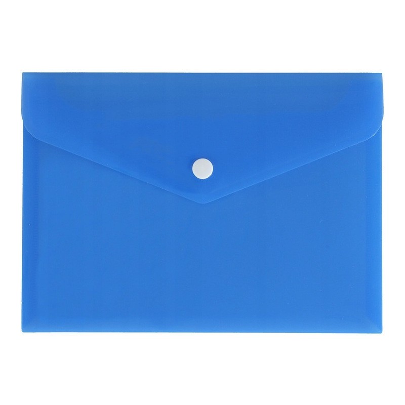 Teczka kopertowa A4 SATYNA niebieska BIURFOL TKS-01-03