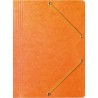 Teczka na dokumenty z gumką A4 preszpanowa pomarańczowa 400087826 BANTEX