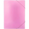 Teczka z gumką na dokumenty A4 PP pastelowy różowy TGP-A4-01 BIURFOL