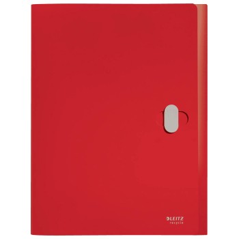 Teczka poszerzana Recycle A4 PP czerwona 46230025 LEITZ