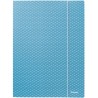 Teczka kartonowa z gumką Colour`Breeze A4 niebieska 628492 ESSELTE