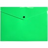 Teczka kopertowa na dokumenty A4 na zatrzask PP neonowy zielony TK-NEON-A4-03 BIURFOL