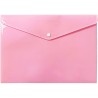 Teczka kopertowa na dokumenty A4 na zatrzask PP pastelowy różowy TKP-A4-01 BIURFOL