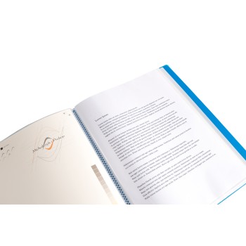 Teczka ofertowa A4 PP 20 koszulek NIEBIESKA BT630-N20 TETIS