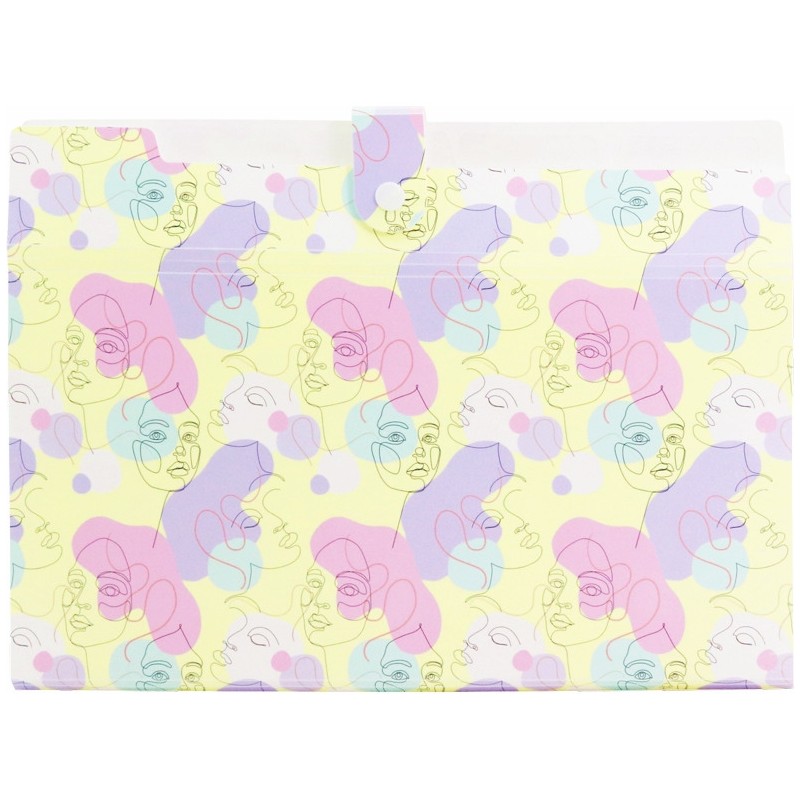 Teczka harmonijkowa A4 PP 5 przegródek z nadrukiem WOMEN THN-A4-42 BIURFOL