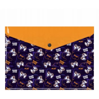 Teczka kopertowa A4 PP z nadrukiem GAMEPAD TKN-A4-33 BIURFOL