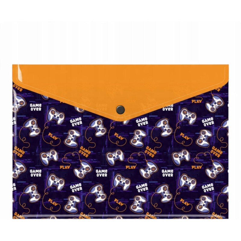 Teczka kopertowa A4 PP z nadrukiem GAMEPAD TKN-A4-33 BIURFOL