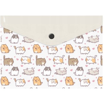 Teczka kopertowa A5 PP z nadrukiem KITTENS TKN-A5-35 BIURFOL