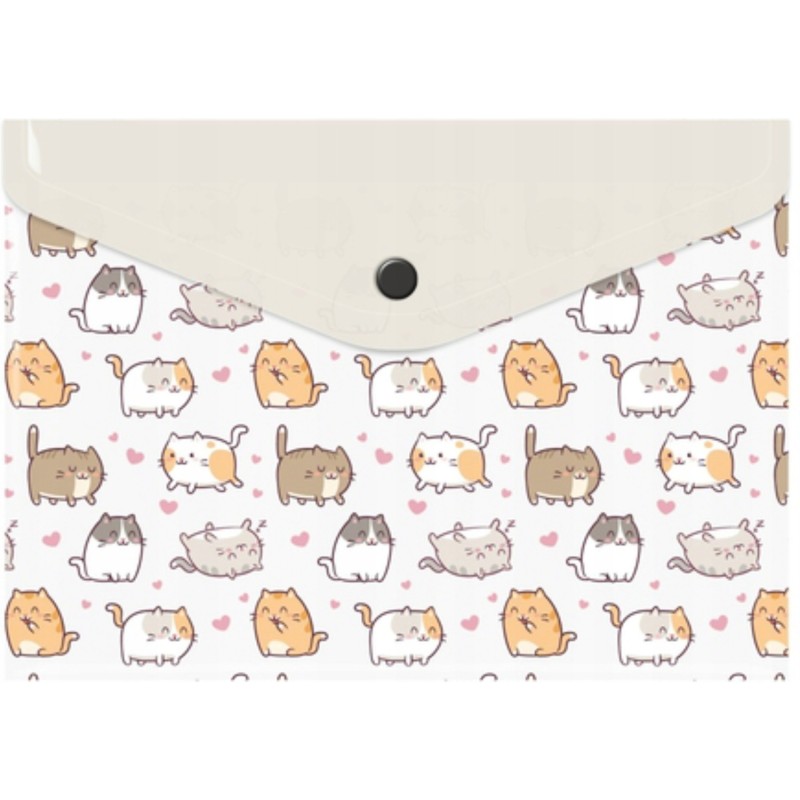 Teczka kopertowa A5 PP z nadrukiem KITTENS TKN-A5-35 BIURFOL