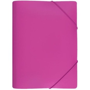 Teczka z gumką A4 PP szeroka SP RÓŻOWA TGS-01-10 BIURFOL