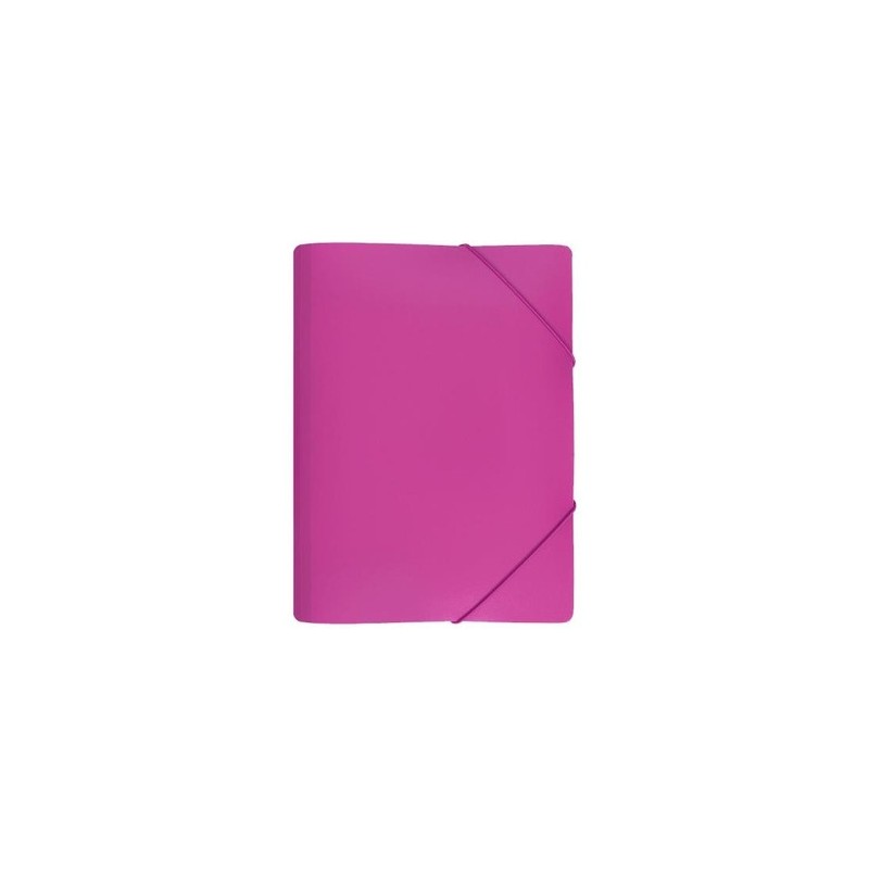 Teczka z gumką A4 PP szeroka SP RÓŻOWA TGS-01-10 BIURFOL