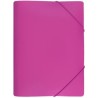 Teczka z gumką A4 PP szeroka SP RÓŻOWA TGS-01-10 BIURFOL