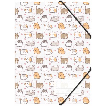 Teczka z gumką A4 PP z nadrukiem KITTENS TGN-A4-35 BIURFOL