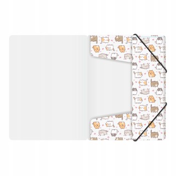 Teczka z gumką A4 PP z nadrukiem KITTENS TGN-A4-35 BIURFOL