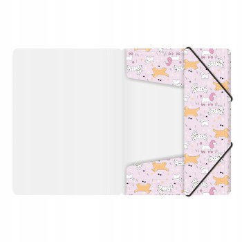 Teczka z gumką A4 PP z nadrukiem PUPPIES TGN-A4-36 BIURFOL