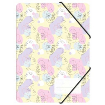 Teczka z gumką A4 PP z nadrukiem WOMEN TGN-A4-42 BIURFOL