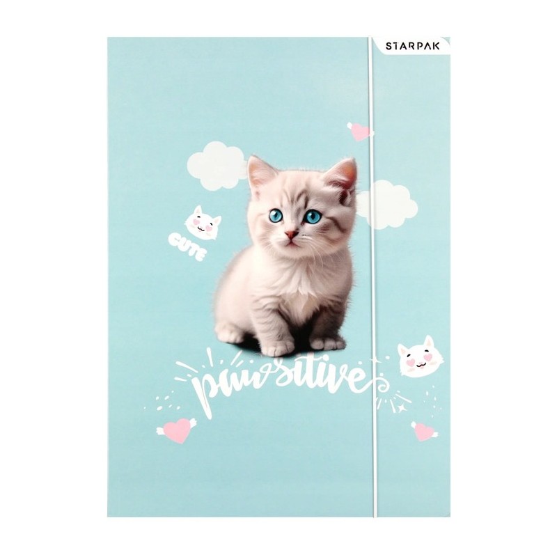 Teczka z gumką A4 KITTY 553545 STARPAK