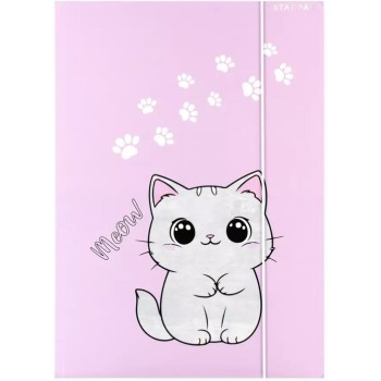 Teczka z gumką A4 KOTEK PLUSZ 559723 STARPAK