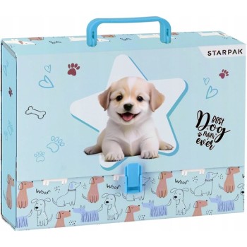 Teczka z rączką A4/50mm CUTIES DOGGY 559322 STARPAK