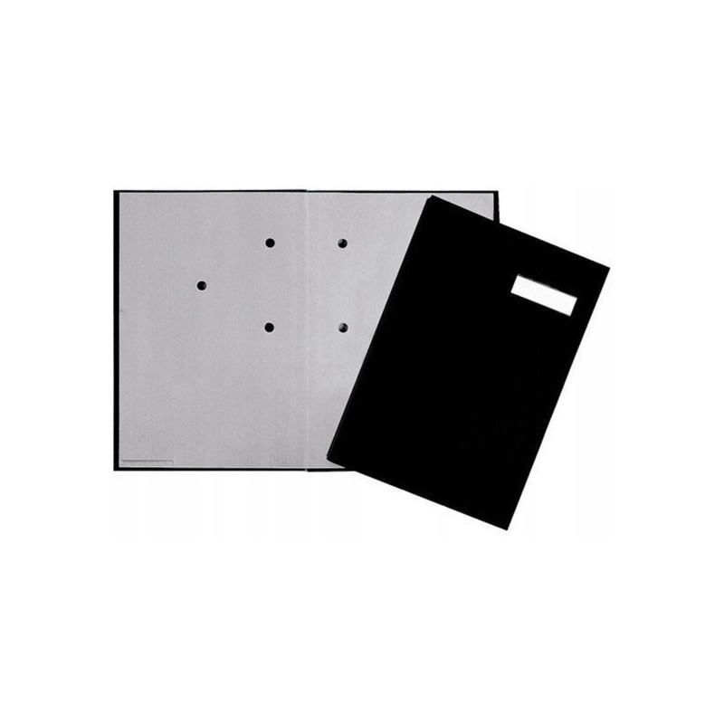 Teczka do podpisu 20-częściowa czarna PP P2419244 DURABLE