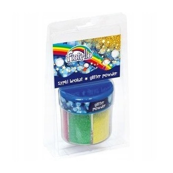 Sypki brokat FIORELLO 6 kolorów x60g w słoiczku (pastelowe) 170-2261