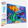 Obraz do wyklejania plasteliną, zestaw RYBY 0465-0016-99 Panta Plast