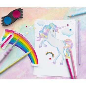 Brokat w żelu RAINBOW 12ml. (2szt.) blister 125089 Faber-Castell