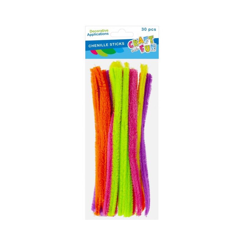 Druciki kreatywne mix kolorów 30cm op. 30szt. 567266 CRAFT WITH FUN
