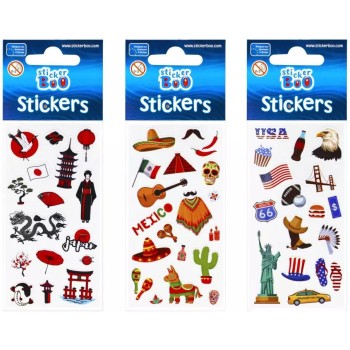 Naklejki 66x180 S-BOO WORLD TRAVEL USA-MEXICO 489560