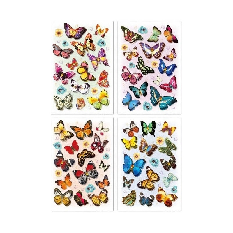 Naklejki Motyle 3d CLA4 BREWIS