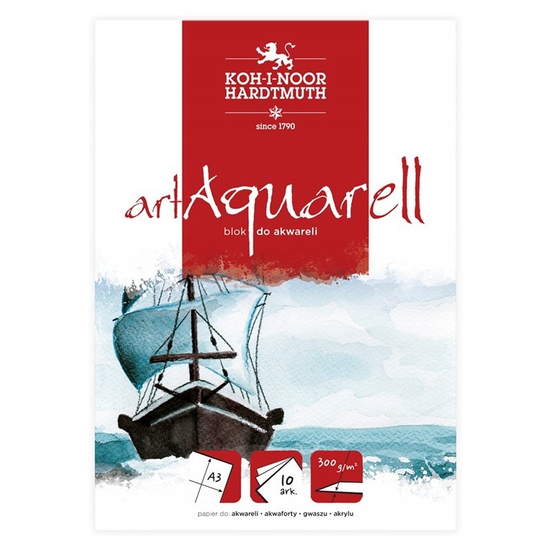 Blok A3 10k 300g ART AQUARELL BLO-AKA3AR KOH-I-NOOR