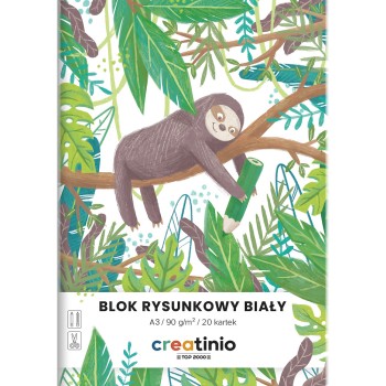 Blok rysunkowy A3 20k biały CREATINIO 400176664 TOP 2000