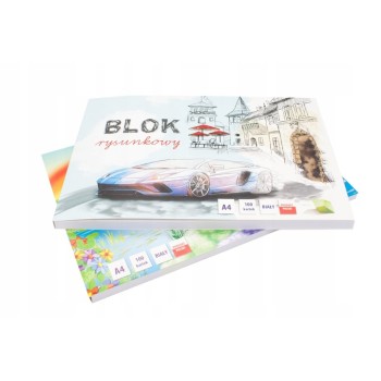 Blok rysunkowy A4 100k KRESKA