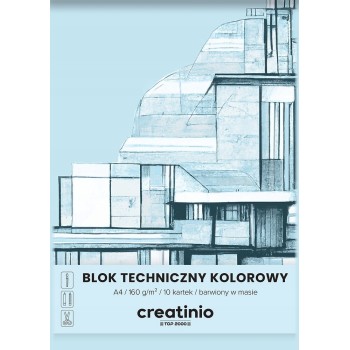 Blok techniczny A4 10k kolorowy CREATINIO 400176669 TOP 2000
