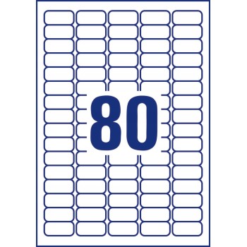 Etykiety A4 białe (25 arkuszy) 35.6x16.9mm L4732REV-25 AVERY ZWECKFORM