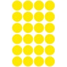 Trwałe kółka do zaznaczania 18mm 96szt./op. zółte 3007 AVERY ZWECKFORM