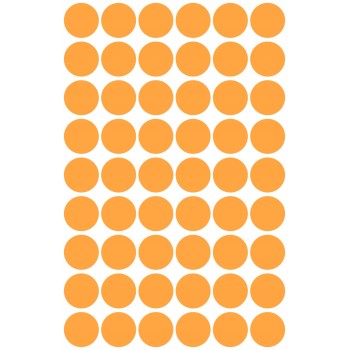 Etykiety ZF Q12mm 3148 pomarańczowe neon kółka AVERY ZWECKFORM